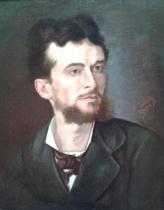 Portrait du peintre Giovanni Battista Castagneto - Estevão Silva